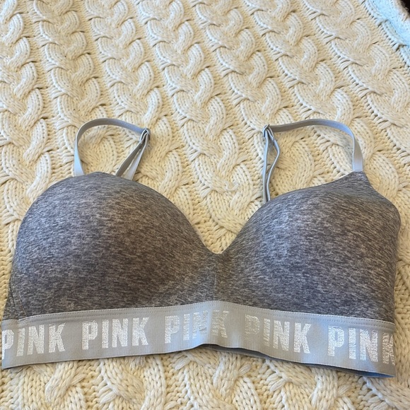 2 Victoria Secret Pink Bras - size 32D - adjustable straps for crossover back. - Picture 5 of 9